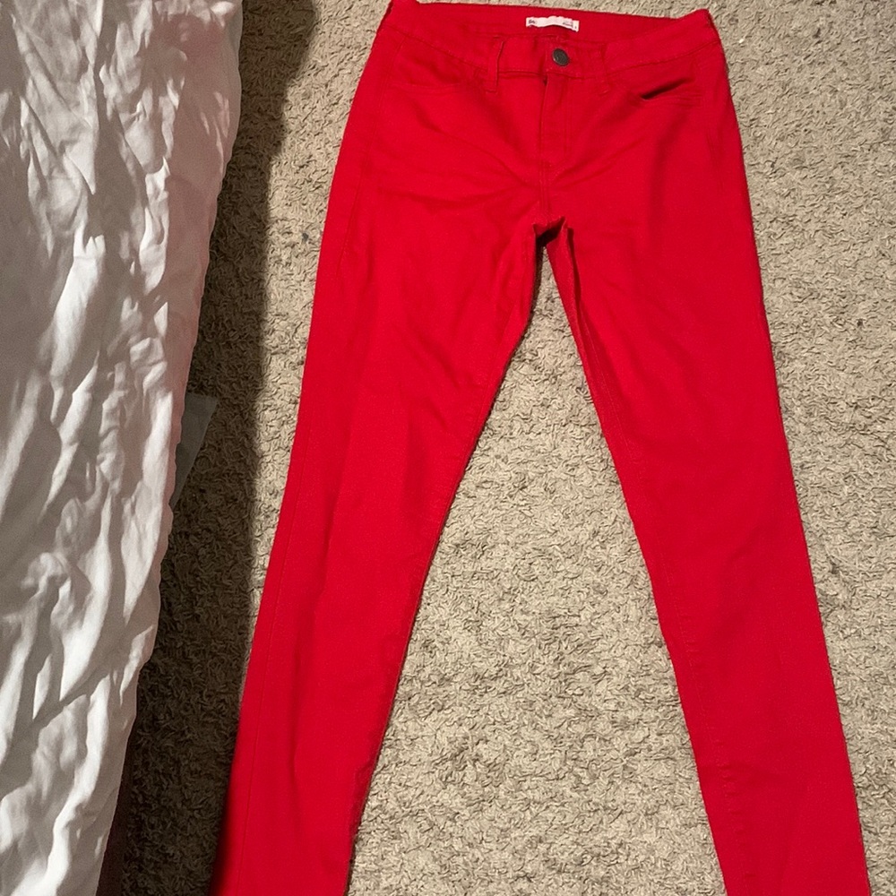 ❤️SIZE 9 RED LOW RISE JEGGINGS❤️